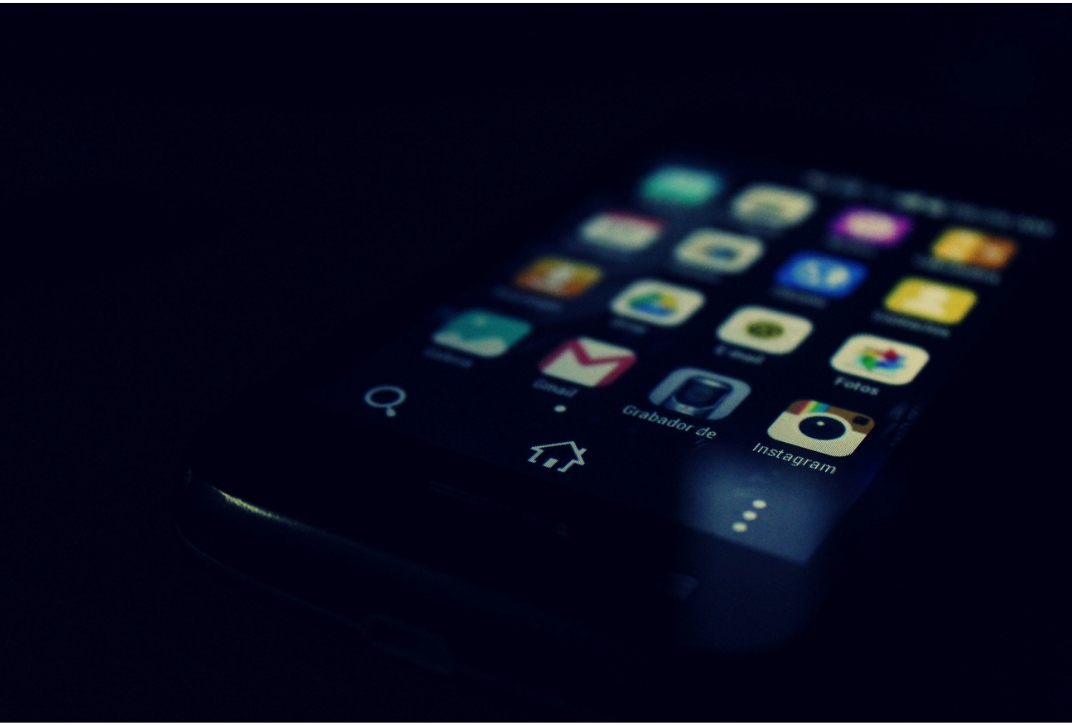 Android vs iPhone: An Android phone's user interface.