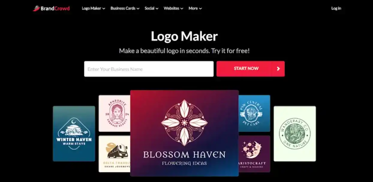 Logo Makers: Top 8 Tools for Designing a Stunning Logo for your company 2 BrandCrowd