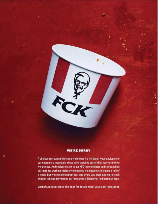 Print Ads: Powerful Print Media Campaigns of the past decade 11 FCK - KFC