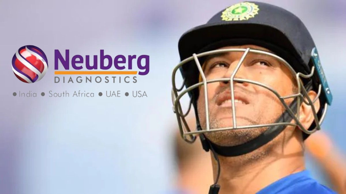 Neuberg Diagnostics sign MS Dhoni as their brand ambassador