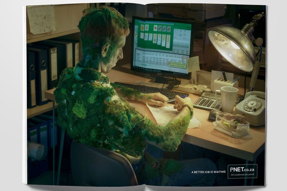 Print Ads: Powerful Print Media Campaigns of the past decade 5 Moss-man