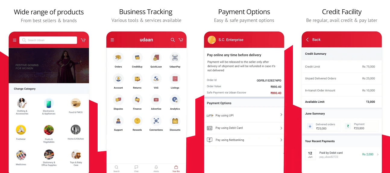 Captain Harvest range of quality staples now available exclusively on udaan 7 udaan B2B app